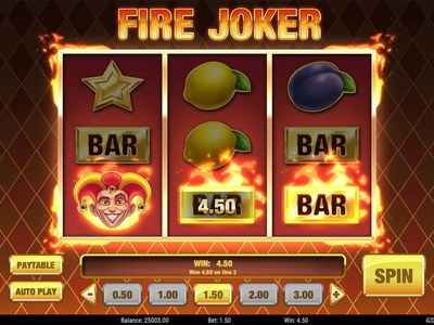 Fire Joker — игровая обложка